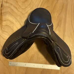 Toy Size Leather English Horse Saddle